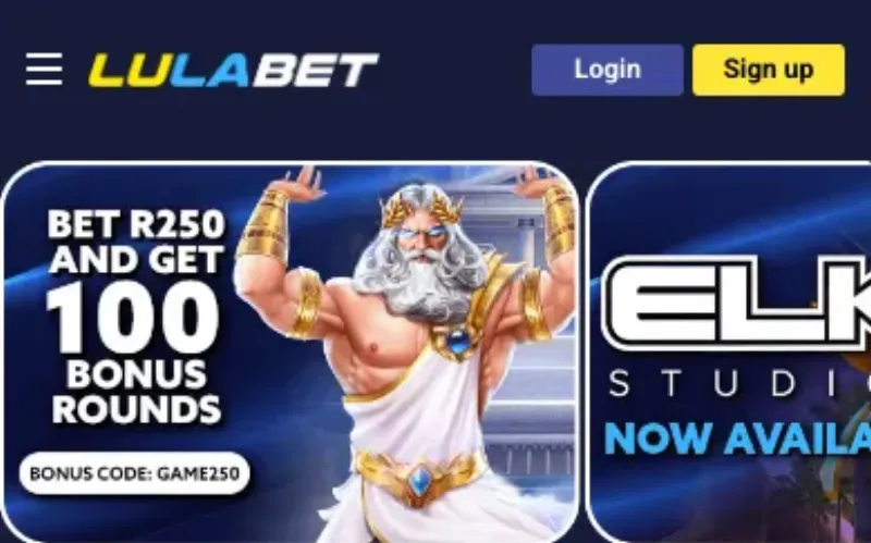 Screenshot of the Lulabet betting site, captured during our review